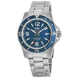 New Breitling Superocean Automatic 42 Blue Dial Steel Men's Watch A17366D81C1A1