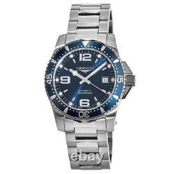 New Longines HydroConquest Automatic 41mm Blue Dial Men's Watch L3.742.4.96.6