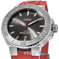 New Oris Aquis Date Automatic Grey Men's Watch 01 733 7730 4153-07 4 24 66EB