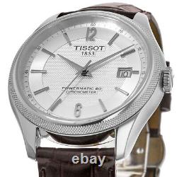 New Tissot Ballade Automatic Silver Dial Brown Men's Watch T108.408.16.037.00