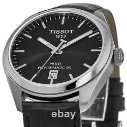 New Tissot PR 100 Powermatic Automatic Black Men's Watch T101.407.16.051.00