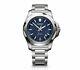 New Victorinox Swiss Army Inox Automatic St Steel Blue Dial Men's Watch 241835