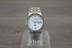 October 1990 Vintage Men's Citizen Eagle 7 Very Rare White Automatic Watch