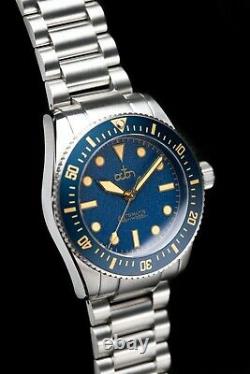 Octon Baltic Blue Gold with Stainless Steel Bracelet NH35 Automatic Dive Watch