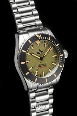 Octon Moss Green with Stainless Steel Bracelet NH35 Automatic Dive Watch