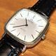 Omega De Ville Vintage White Silver Automatic Mens Watch Authentic Working