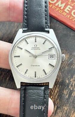 Omega Geneve Automatic Watch Vintage Men's 1969, Warranty + Serviced