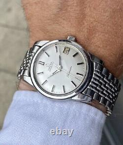 Omega Mens Seamaster Automatic Vintage rice Bracelet 1963 mens watch box papers