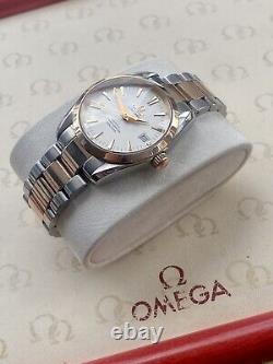 Omega Seamaster Aqua Terra 2304.30 Co Axial Automatic Rose Gold Steel 36mm Watch