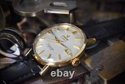Omega Seamaster De Ville Automatic 18k Gold Watch 1963, Serviced + Warranty