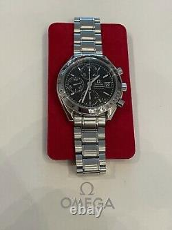 Omega Speedmaster 35135000 Automatic Chronograph Black Mens Steel Date Watch