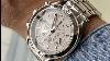 Omega Speedmaster Silver Grey Dial Men S Reduced 39mm Automatic Chronograph Watch For Sale