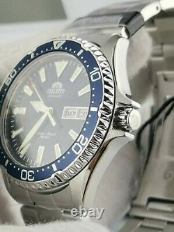 Orient Kamasu Automatic 200m Divers Blue Dial Ra-aa0002l19b Watch Brand New