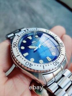 Orient Ray 2 Automatic watch Mod-double dome AR Sapphire/bezel upgrade/ bracelet