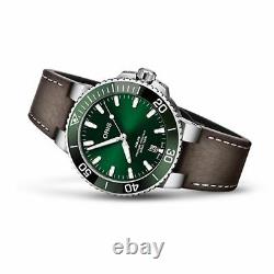 Oris 01 733 7732 4157-07 5 21 10FC Men's Aquis Green Automatic Watch