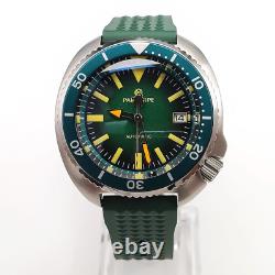 PARNSRPE Diver's Luxury Men's Watch Automatic Stainless Steel Sapphire Watch Men