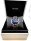 Pre-owned Seiko 5 Automatic Blue Dial Silver Stainless Steel Watch Snxs77k1