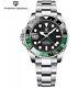 Pagani Design Gmt Automatic Watch Oyster Bracelet Sprite Green Black Bezel