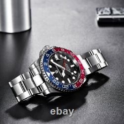 Pagani Design PD1662 Automatic GMT Watch 40mm Date 2022 Pepsi Bezel Boxed New