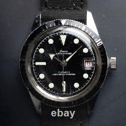 RARE Vintage Stunning Swiss Paico Automatic Divers Watch with Beautiful Black Dial