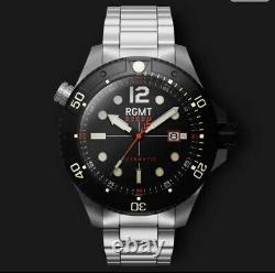 RGMT Demolition Automatic Mens Watch MILITARY DIVER 200 ATM New Boxed BLACK FACE