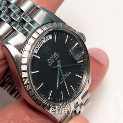 ROLEX TUDOR Oyster Prince Date Day 94510 Automatic 36mm Black Dial 1984 Stainles