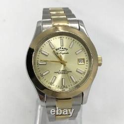 ROTARY 14248 Les Originales Swiss Made men's mechanical automatic watch gold to