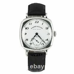 Robert Lighton New York Hudson Sterling Silver White Dial 38mm Automatic Watch