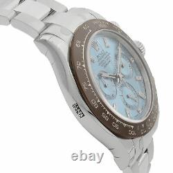 Rolex Cosmograph Daytona Platinum Blue Diamond Dial Automatic Men Watch 116506IB