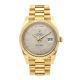 Rolex Day-date 40 Diagonal Motif Dial Yellow Gold Automatic Mens Watch 228238