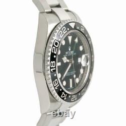 Rolex GMT Master II 116710LN Ceramic Men Watch Automatic Stainless Black 40mm