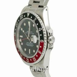 Rolex GMT-Master II 16710 Mens Automatic Watch Coke Bezel Stainless Steel 40mm