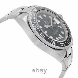 Rolex GMT Master II 40mm Steel Ceramic Black Dial Automatic Men Watch 116710LN