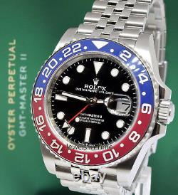 Rolex NEW GMT-Master II Steel & Ceramic Pepsi Watch Box/Papers'19 126710BLRO