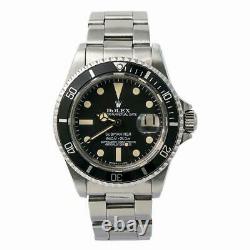 Rolex Submariner 1680 Men Automatic Vintage Unpolished Watch 4.4 Serial 40mm