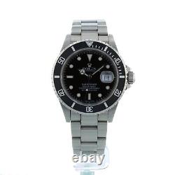 Rolex Submariner Date 40mm 16610 Steel Black Dial Automatic Watch 2003