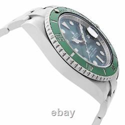 Rolex Submariner Hulk Stainless Steel Green Dial Automatic Mens Watch 116610LV
