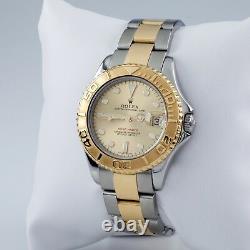Rolex Yachtmaster 168625 Mid-Size OPD Two-Tone Automatic Watch with Date