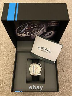Rotary Aquaspeed GT Monza Automatic withBlack Rubber Strap Watch (AGS90080-W-06)