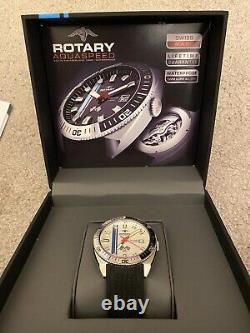 Rotary Aquaspeed GT Monza Automatic withBlack Rubber Strap Watch (AGS90080-W-06)