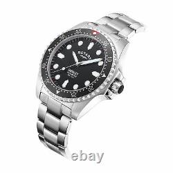 Rotary Men's Henley Automatic Steel Bracelet Wristwatch GB05136-04