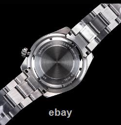 SEESTERN Mens Watches Luminous Automatic Dive Watch Date Stainless Steel