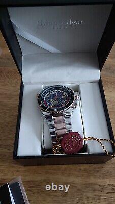 SWAN & EDGAR Silver and Rose Gold Automatic wrist watches for men