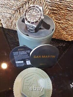 San Martin BB58 Luxury Men Watch 40mm Classic Retro Diver PT5000 Automatic