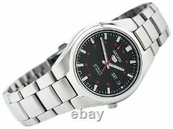 Seiko 5 Automatic Black Dial Silver Stainless Steel Mens Watch SNK617K1 RRP £169