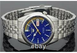 Seiko 5 Automatic Blue Dial Silver Stainless Steel Men's Watch SNK371K1 RRP £199