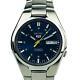 Seiko 5 Automatic Blue Dial Silver Stainless Steel Mens Watch Snk615k1