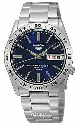 Seiko 5 Automatic Blue Dial Silver Steel Mens Watch SNKD99K1 RRP £199