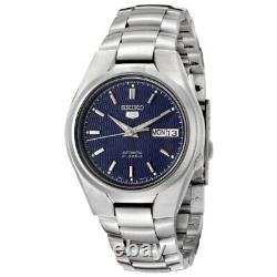 Seiko 5 Automatic Blue Dial Stainless Steel Bracelet 37mm Mens Watch SNK603K1