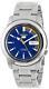 Seiko 5 Automatic Blue Dial Stainless Steel Mens Watch Snkk27k1